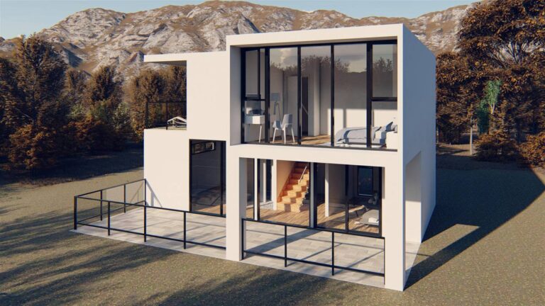 Contemporary and spacious residential container home